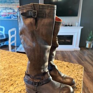 Freebird Black Heeled Boots